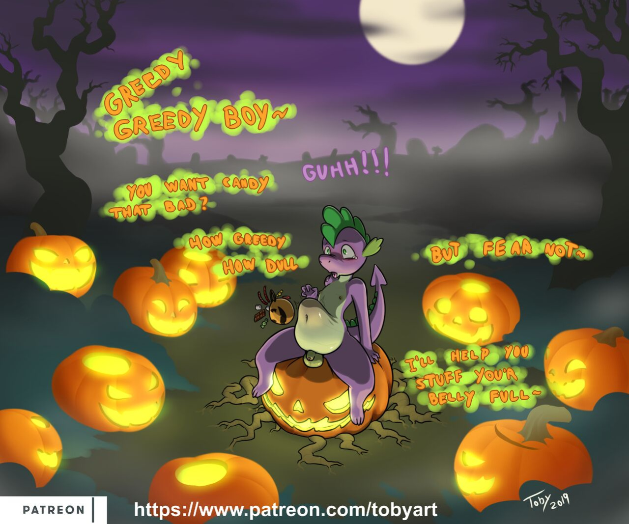 [TobyArt] Halloween Spike: Haunted Pumpkin Patch
