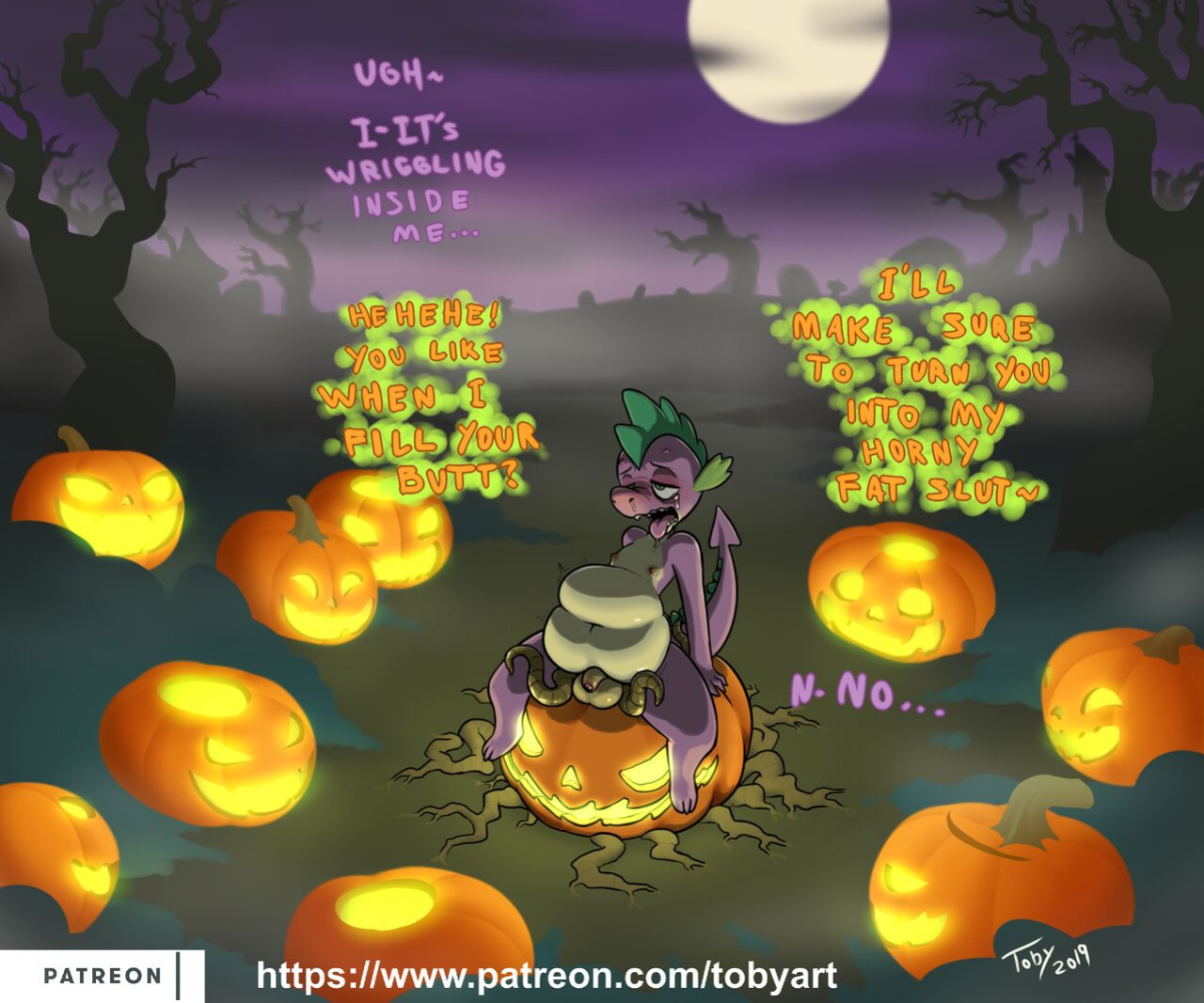 [TobyArt] Halloween Spike: Haunted Pumpkin Patch