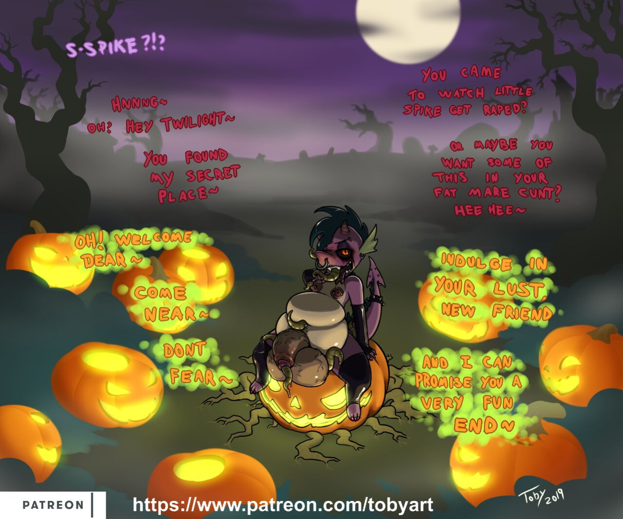 [TobyArt] Halloween Spike: Haunted Pumpkin Patch