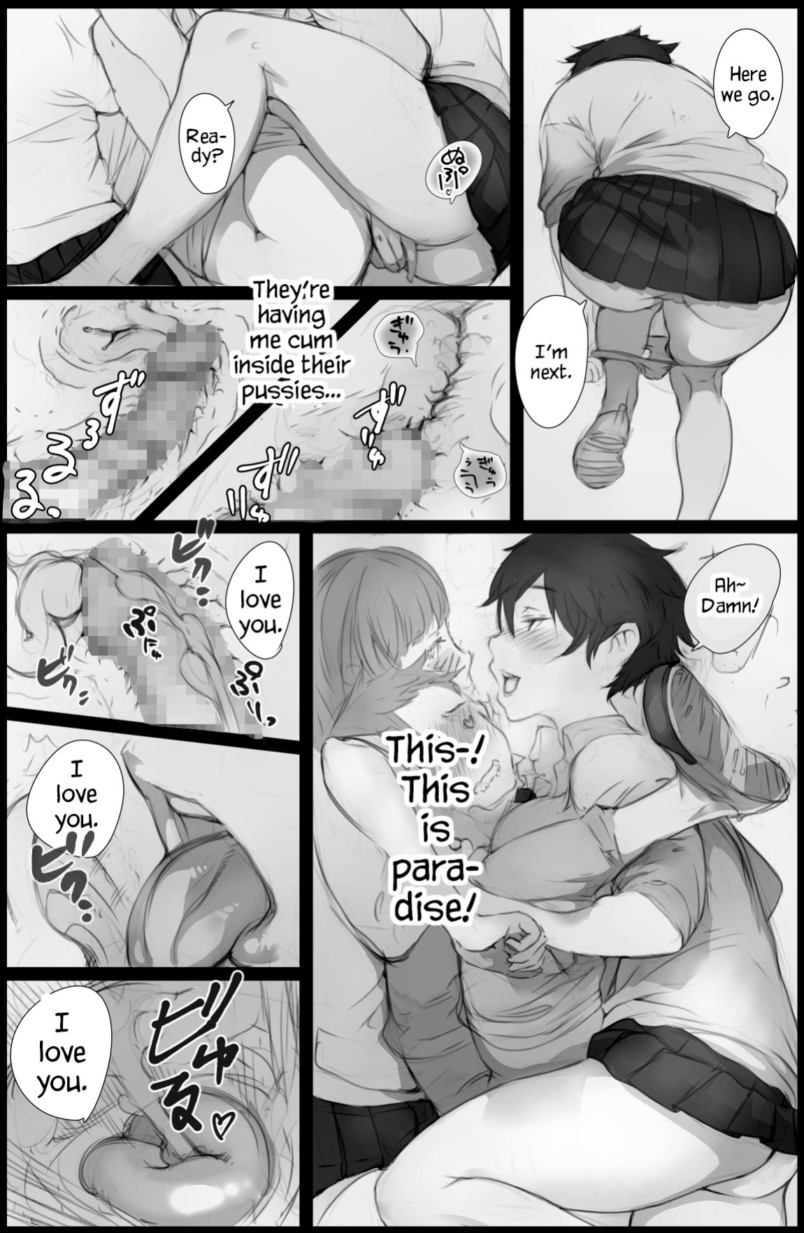 [Komatsuna Salad] "Suki." to Iwareta dake de Shasei Suru Otoko ~Sore o Mitsuketa Class no Onna-tachi wa~ [YxTL]
