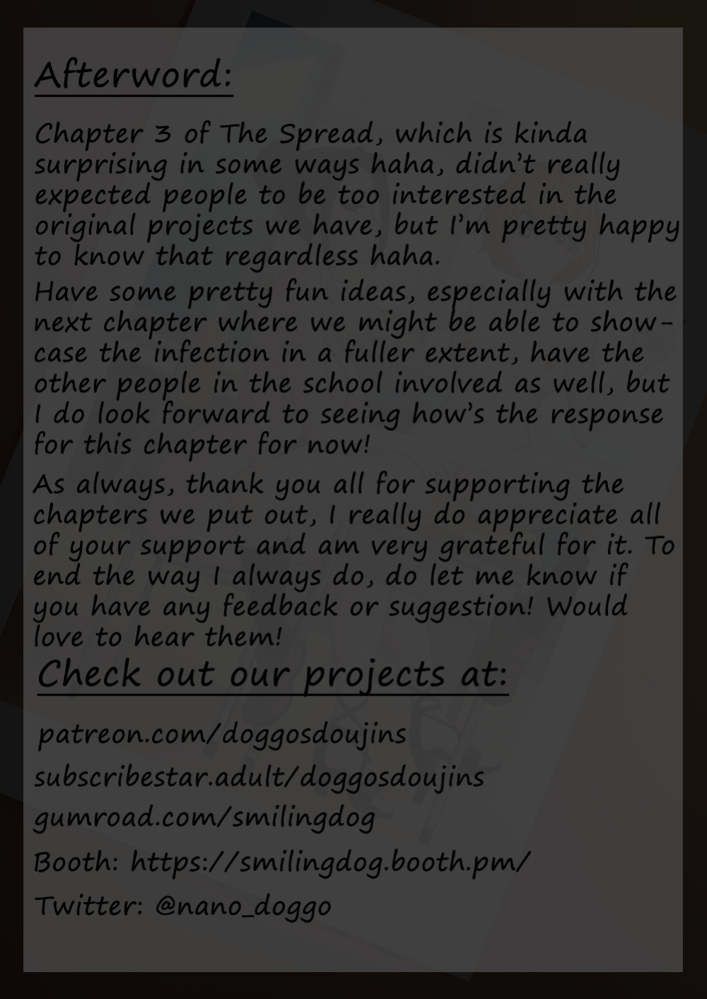 The Spread Chapter 3