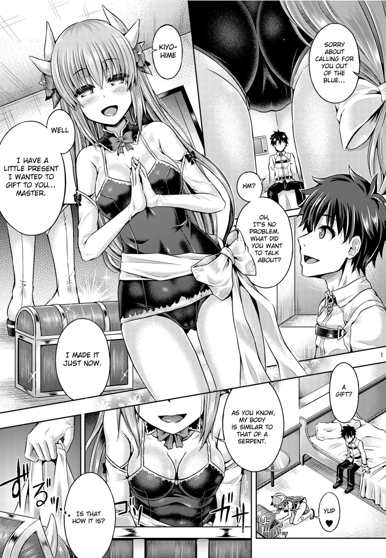 [Dschinghis Khan no Tamanegi wa Ore no Yome (Taniguchi-san)] Master ga Kiyohime ni Kigaetara (Fate Grand Order)
