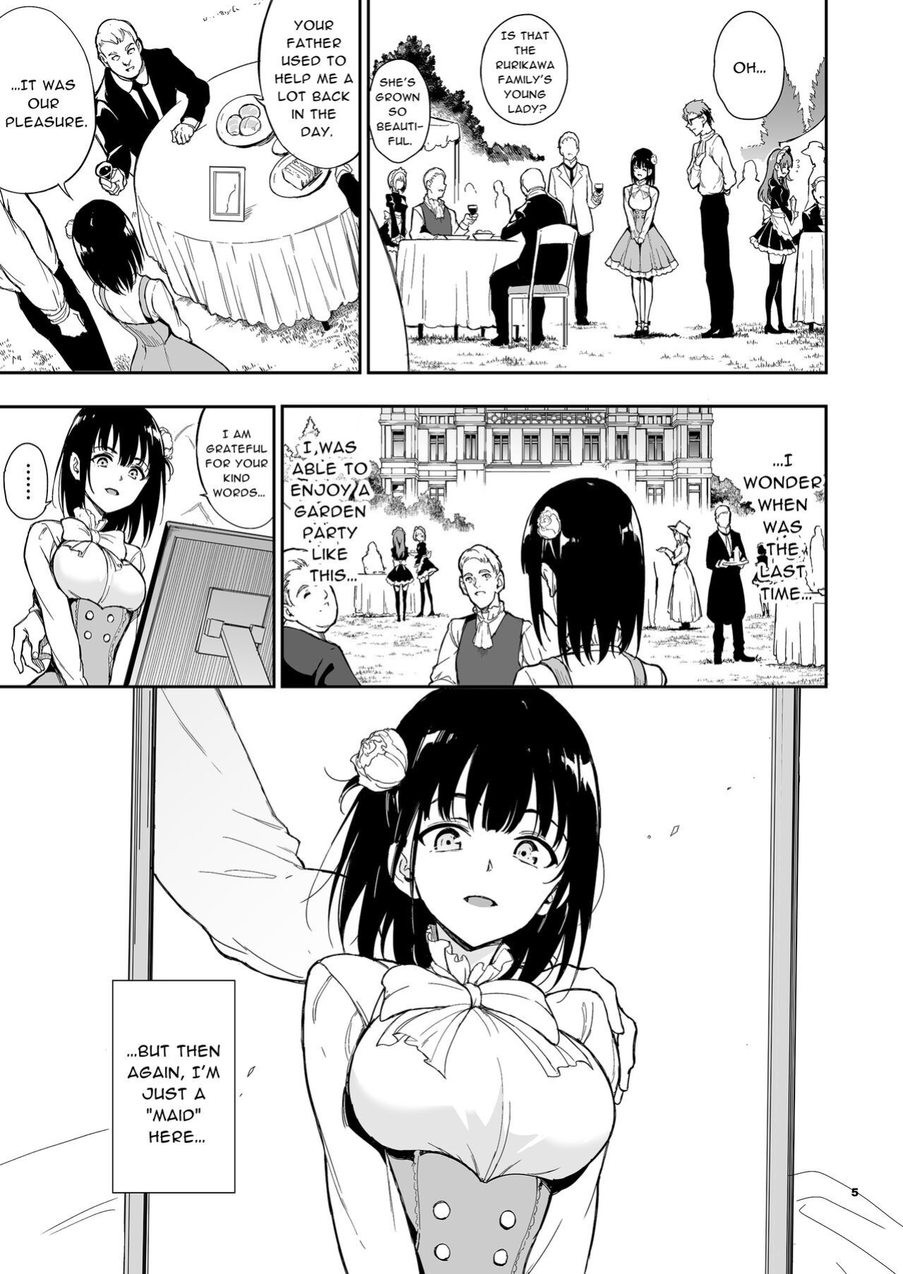 [Kyockcho] Maid Education: Fallen Aristocrat Rurikawa Tsubaki Chapter 5