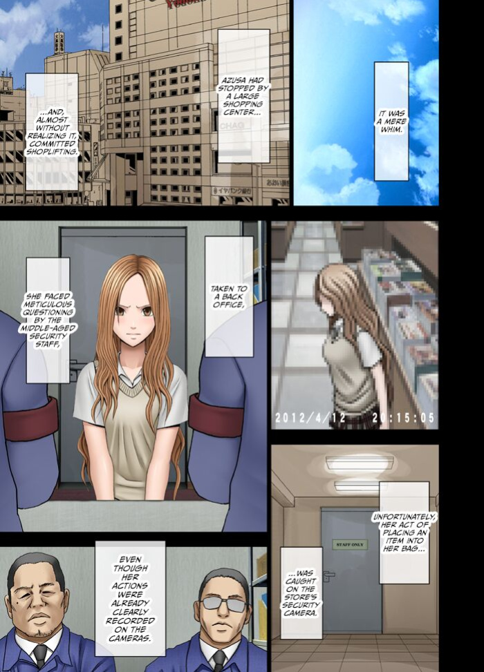 [Crimson Comics (Crimson)] Manbiki Musume ni Seisai wo [ENG]