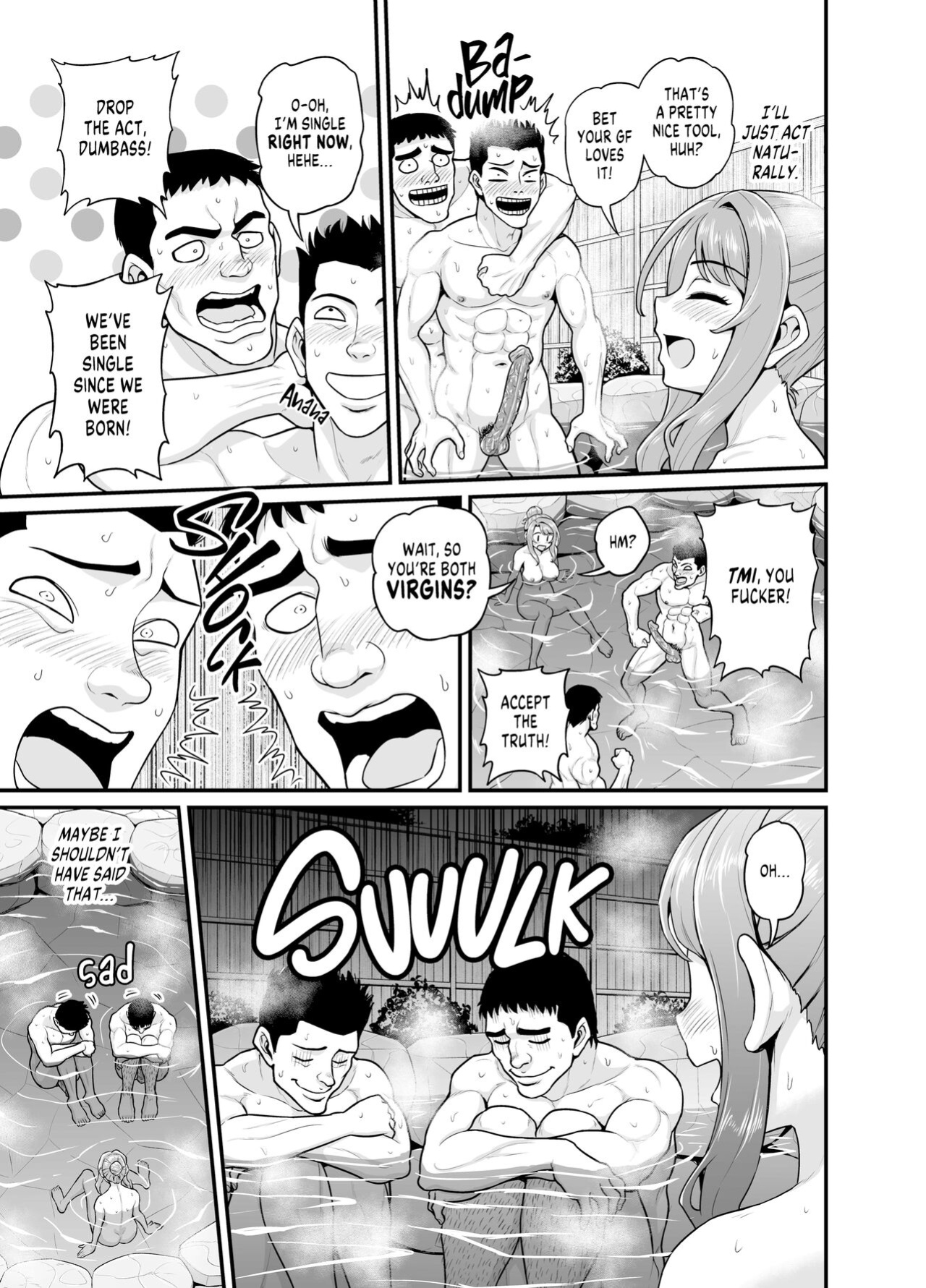 [Gachonjirou] Getting it On With Your Gaming Buddy at the Hot Spring NTRVer. {FUDEORS}
