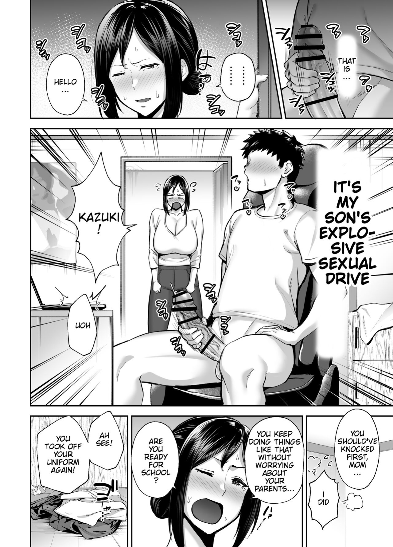 [Golden Bazooka (Gagarin Kichi)] The Closest And Most Erotic Woman To Me Is My Big Breasted Mama Miyuki ~I'm A Mother But I'm Having Trouble Masturbating My Stupid Son~
