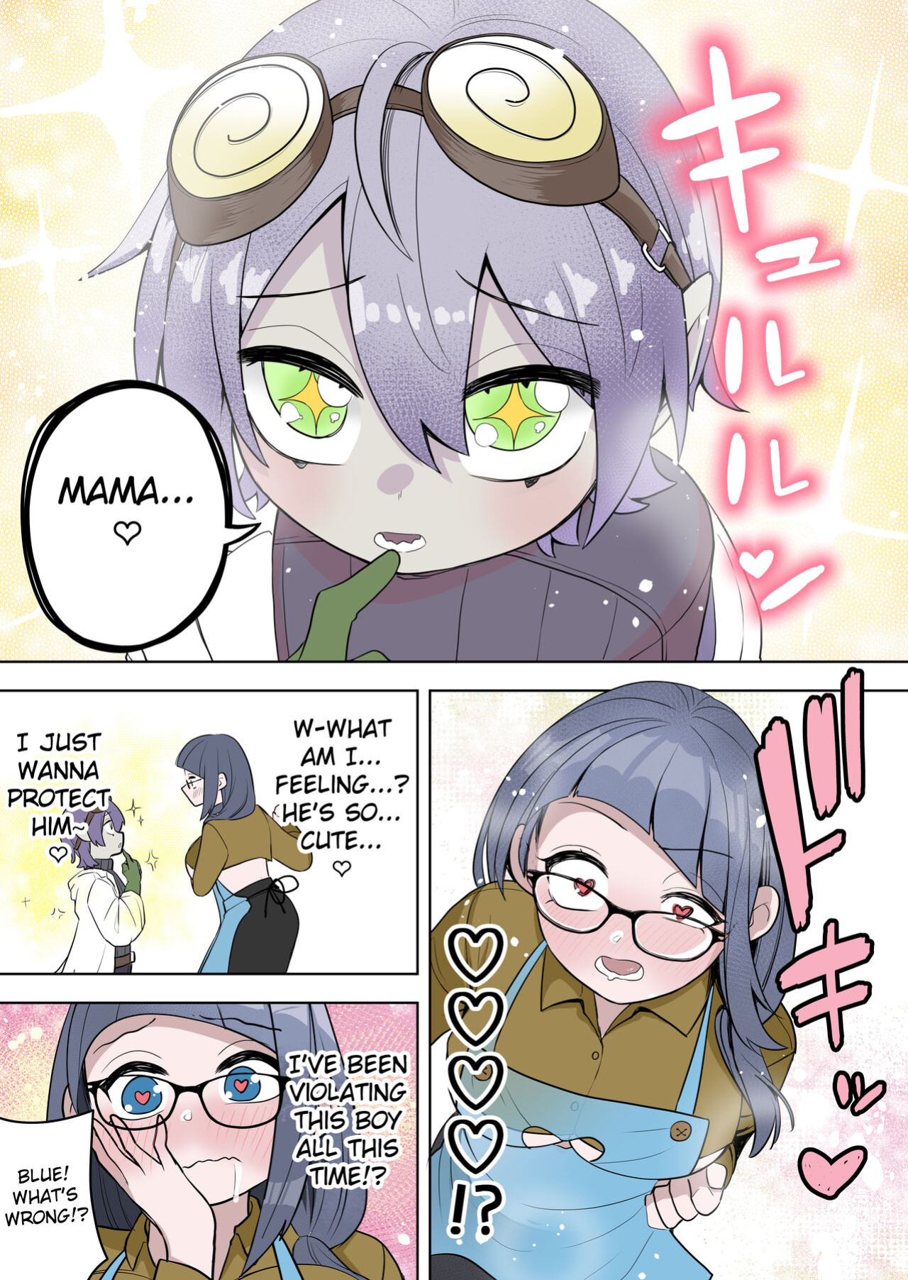 [Zakuro Saihouten (Ahoge Kinoko, Kikkomuhito)] Saikyou Hero TS Mama Ochi ~Bosei ni wa Katenakkata yo~ [Fated Circle]