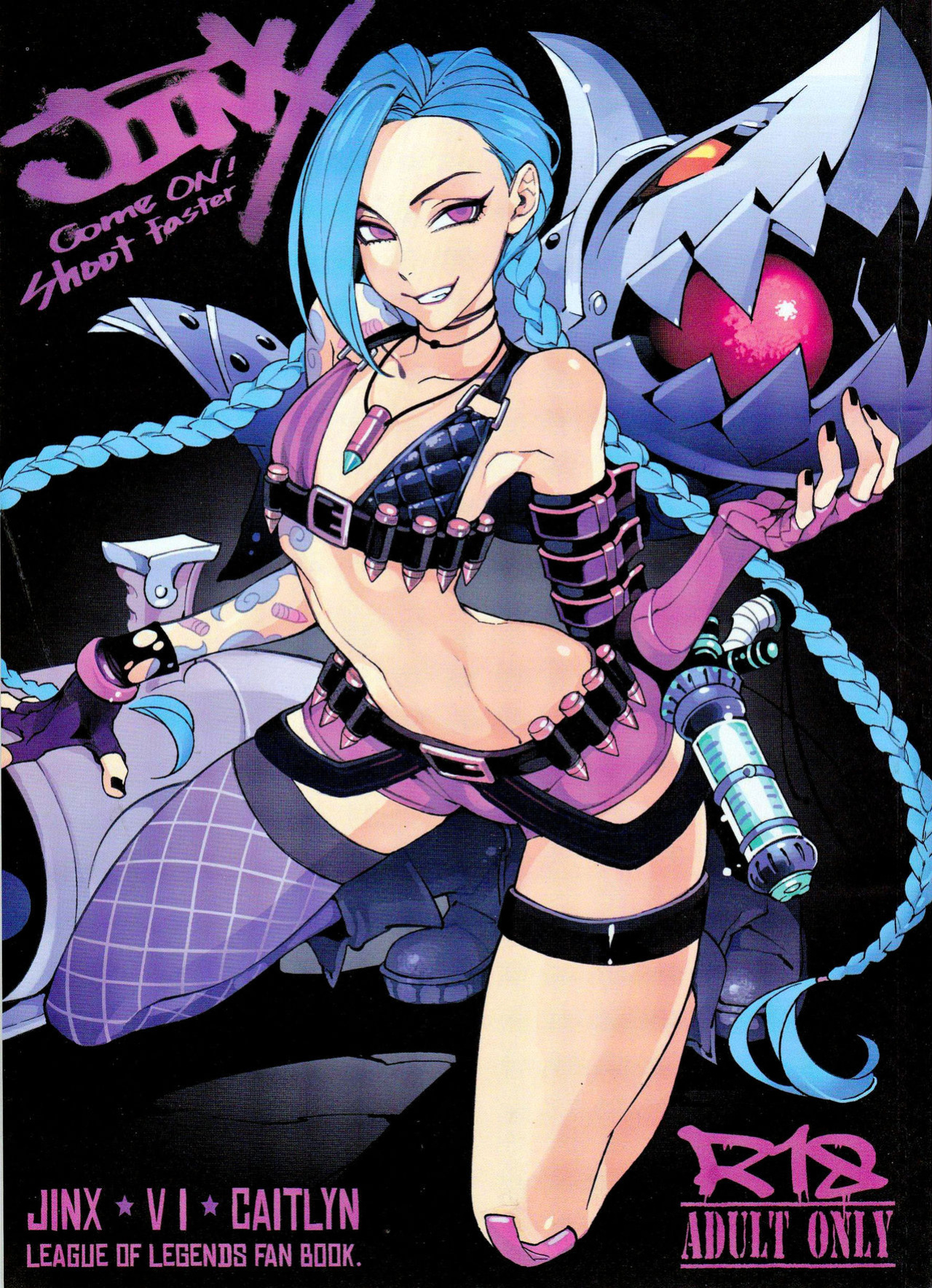 (FF23) [Turtle.Fish.Paint (Hirame Sensei)] JINX Come On! Shoot Faster (League of Legends) [HerpaDerpMan]