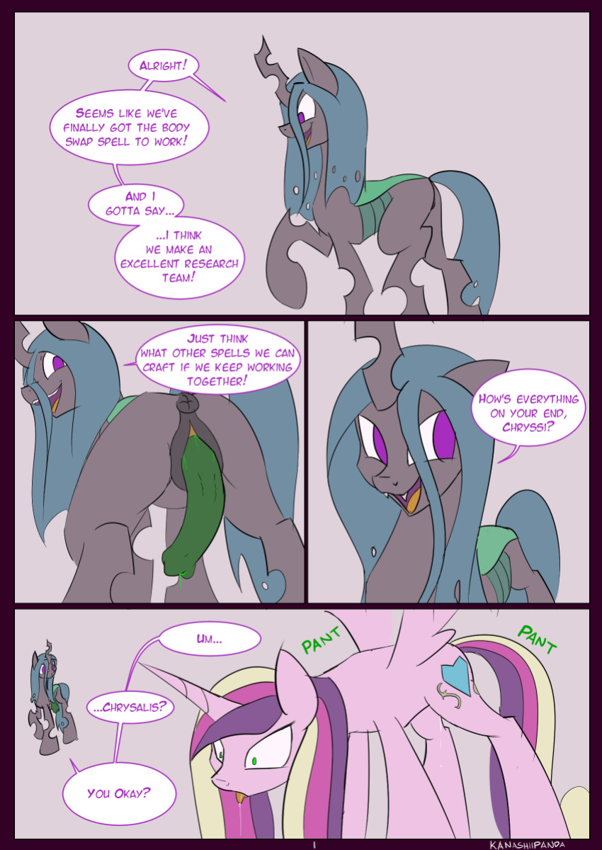 [Kanashiipanda] Royal Research: Body Swap (My Litte Pony: Friendship is Magic)
