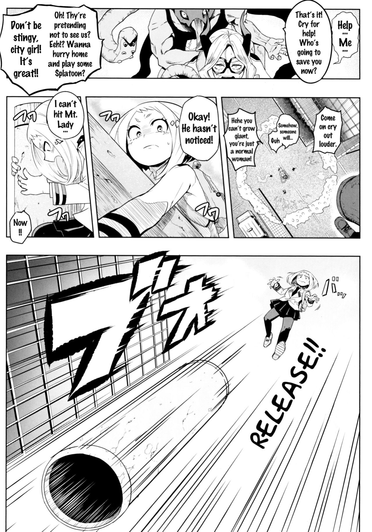 (C88) [Kowareta Radio (Herokey)] Saredo Uraraka ni! Ikari no Gachimacchi - Still Behave Uraraka! (Boku no Hero Academia) {doujins.com}