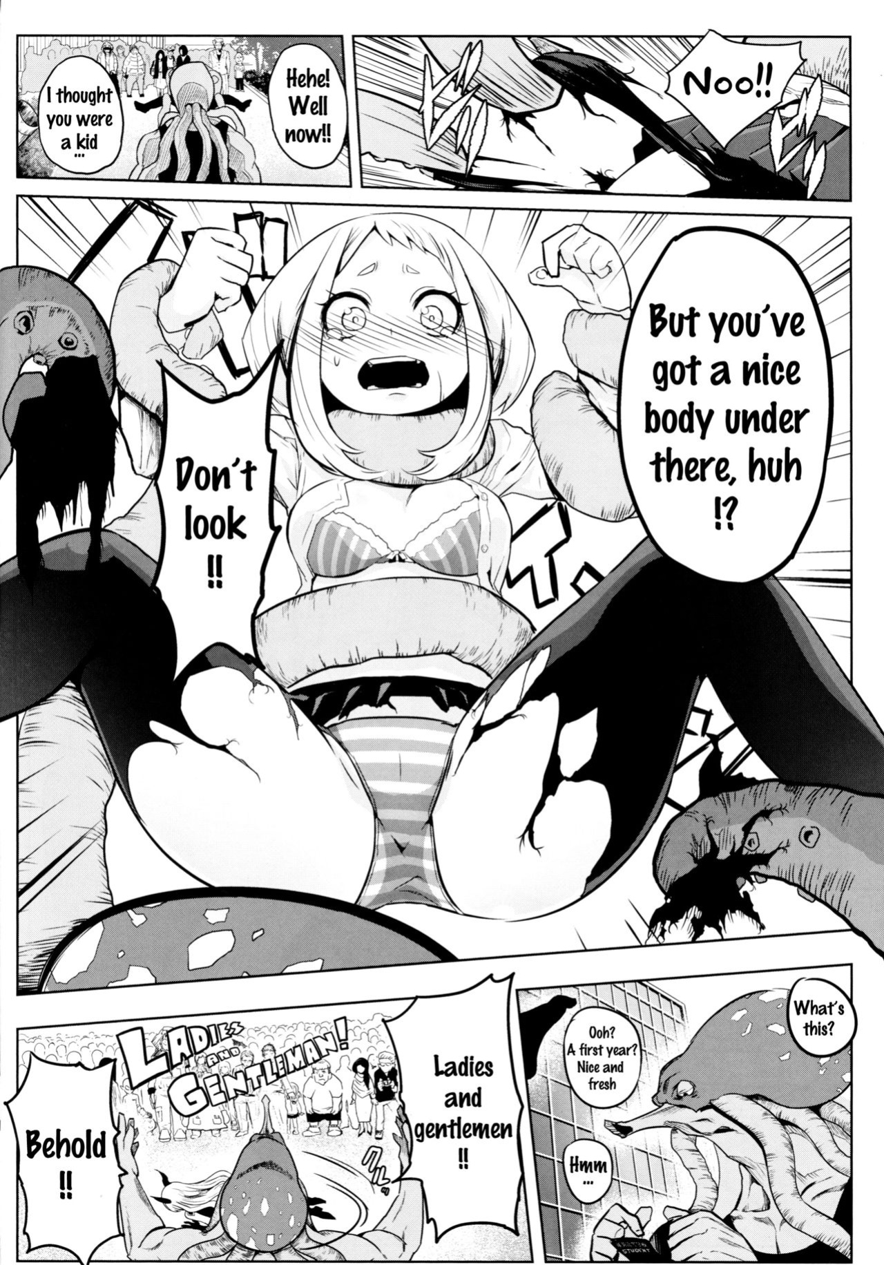 (C88) [Kowareta Radio (Herokey)] Saredo Uraraka ni! Ikari no Gachimacchi - Still Behave Uraraka! (Boku no Hero Academia) {doujins.com}