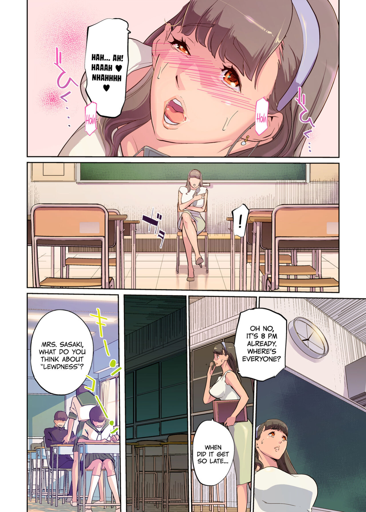 [C.N.P (clone Ningen)] SEX to Kyoushitsu to Danshi Seito to Onna Kyoushi [Kinsei Translations]