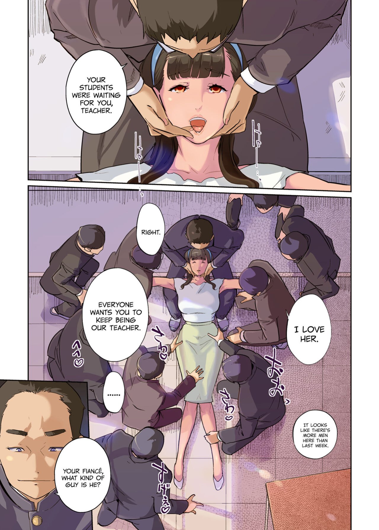 [C.N.P (clone Ningen)] SEX to Kyoushitsu to Danshi Seito to Onna Kyoushi [Kinsei Translations]