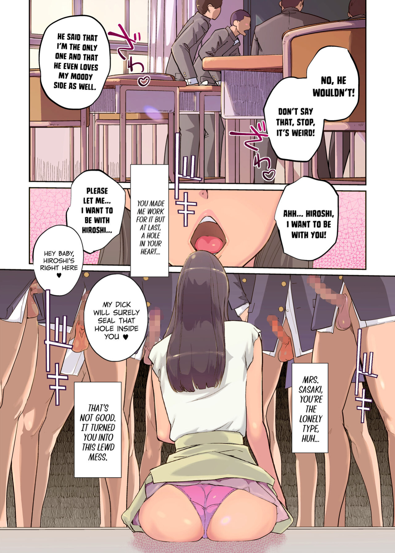 [C.N.P (clone Ningen)] SEX to Kyoushitsu to Danshi Seito to Onna Kyoushi [Kinsei Translations]