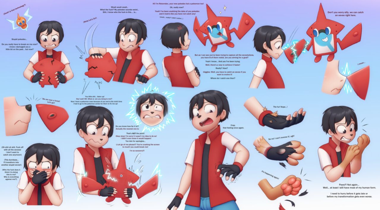 [zorym] Red Eeveelutions (Pokemon)