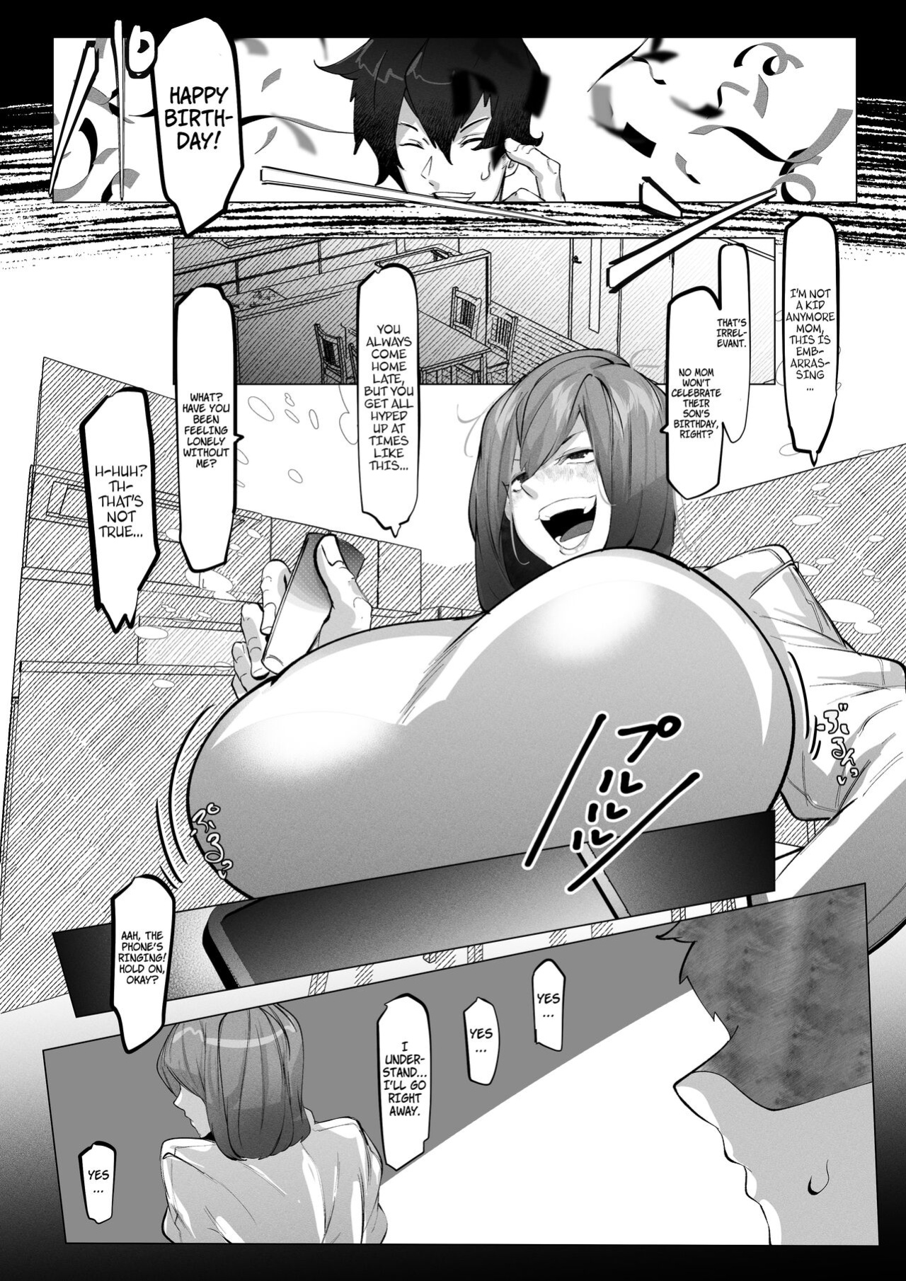 [Pyaropashimu (Mr.Way)] Manbiki Shita Ore no Kawari ni Haha ga Zenra Dogeza | My mother apologized in the nude while prostrating herself for my shoplifting crime