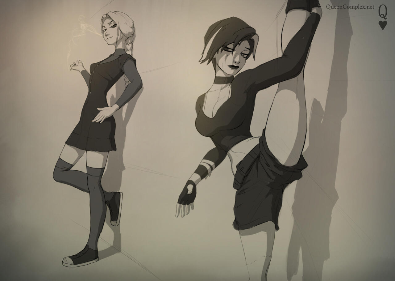 [QueenComplex] Estate of the Late - concept sketches