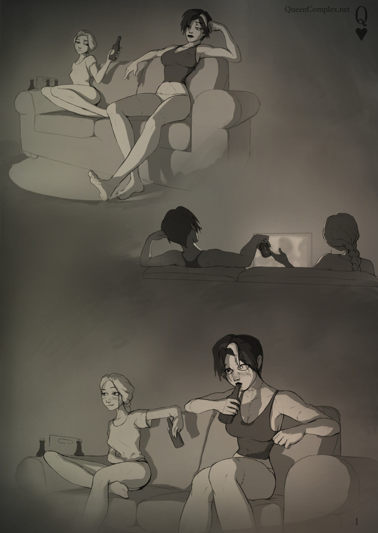 [QueenComplex] Estate of the Late - concept sketches