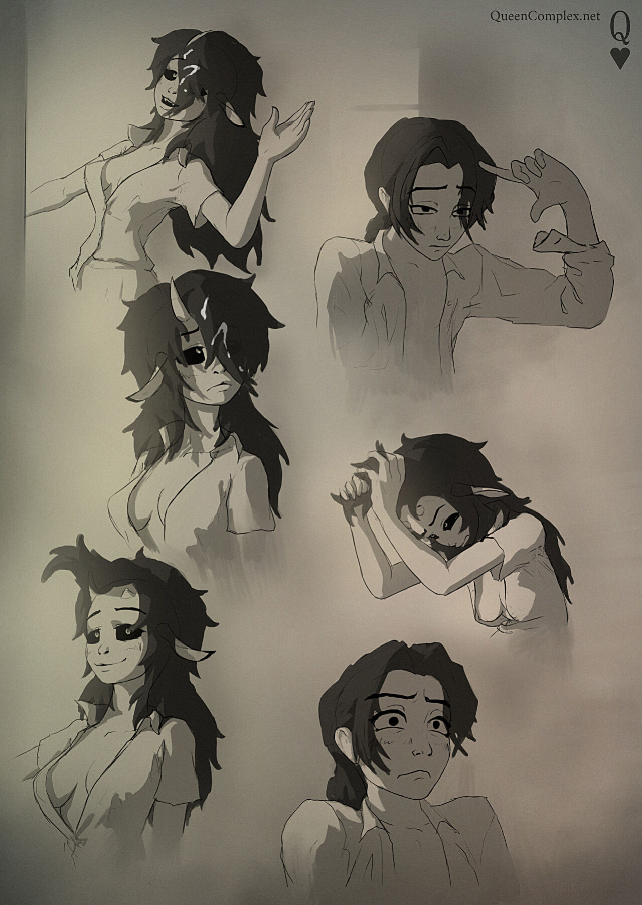 [QueenComplex] Estate of the Late - concept sketches