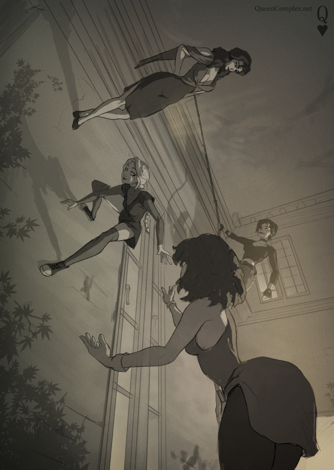 [QueenComplex] Estate of the Late - concept sketches