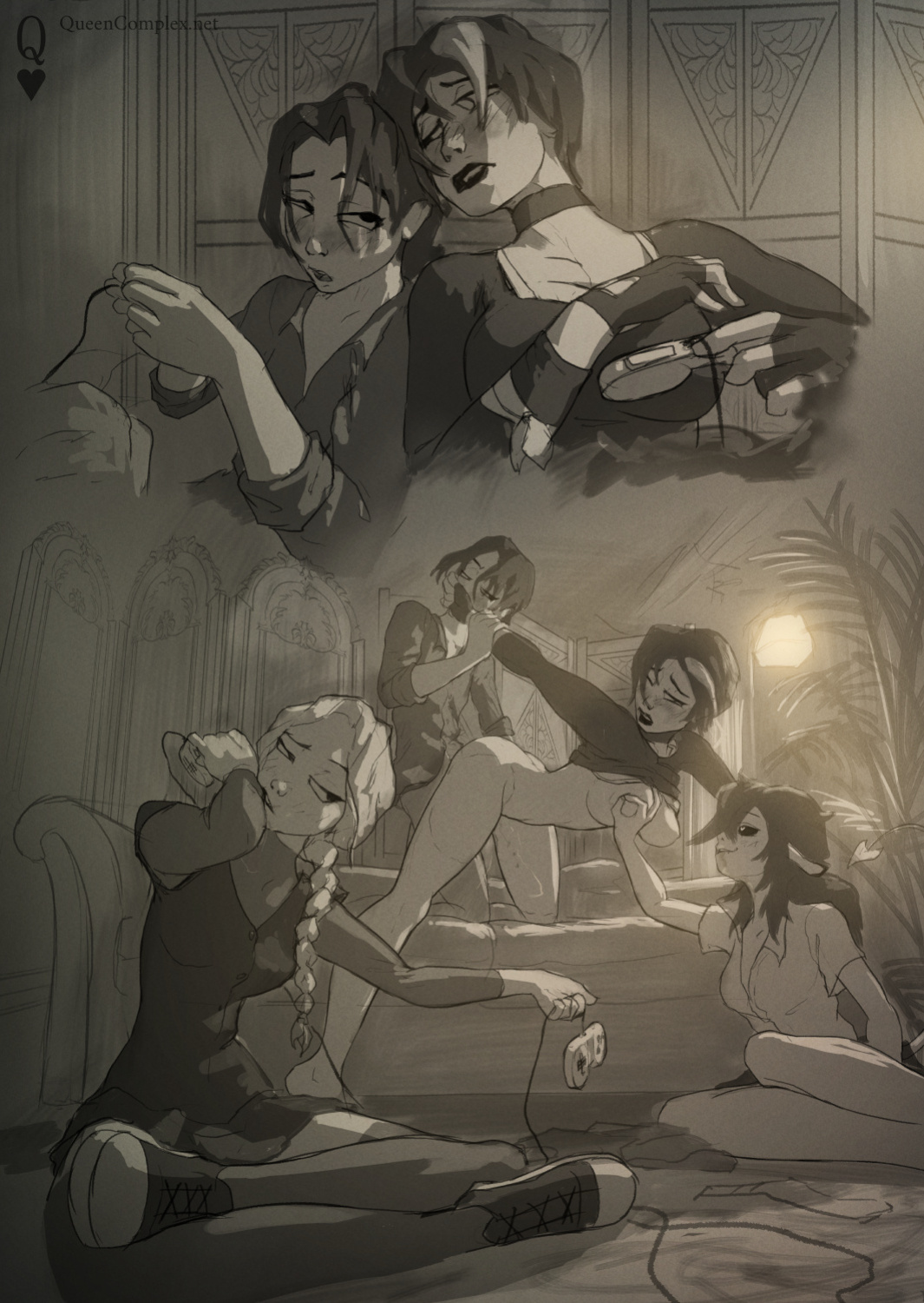 [QueenComplex] Estate of the Late - concept sketches