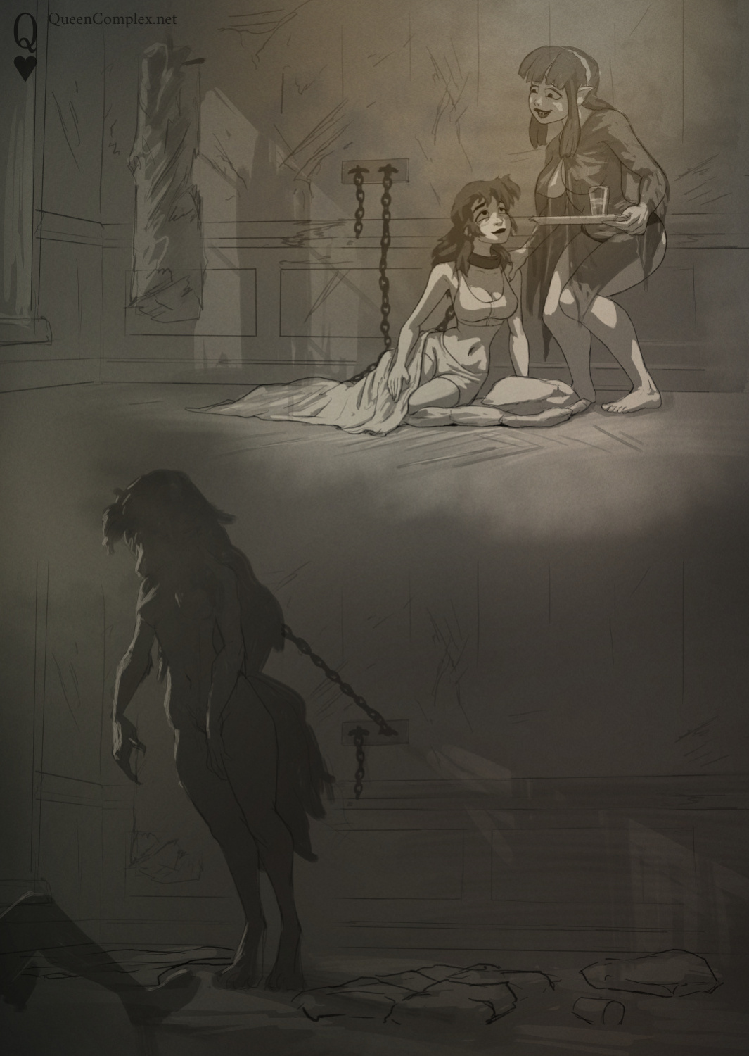 [QueenComplex] Estate of the Late - concept sketches