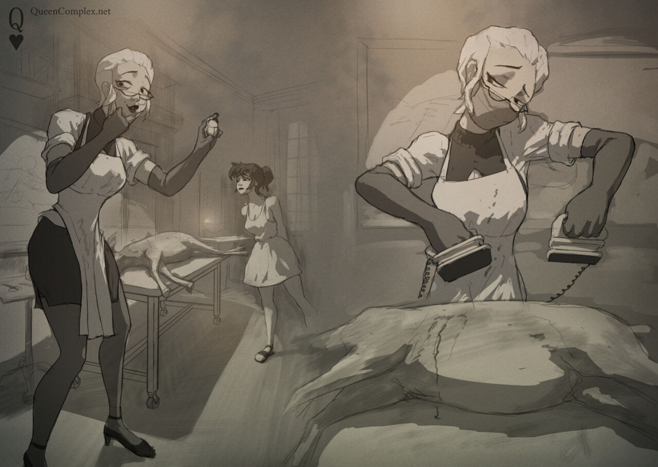 [QueenComplex] Estate of the Late - concept sketches