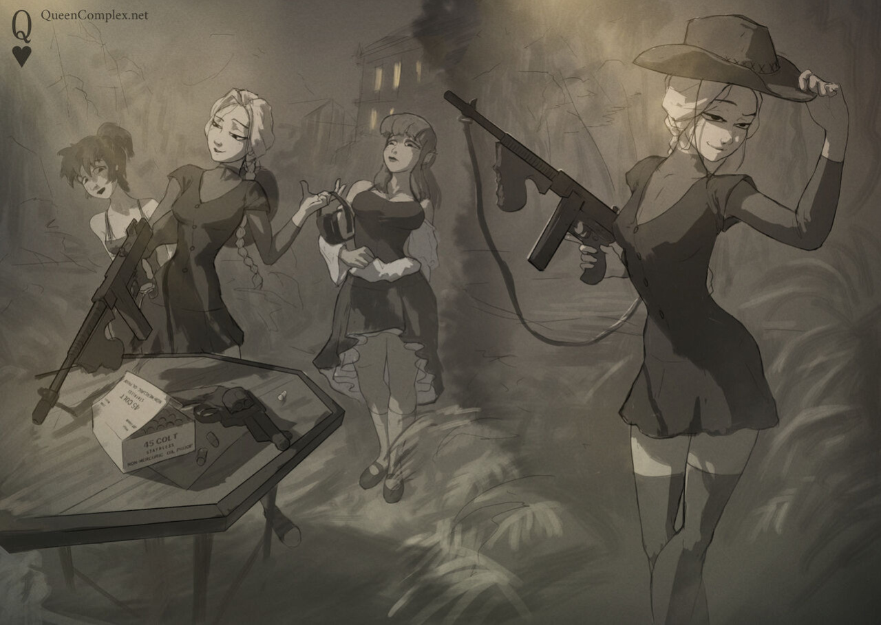 [QueenComplex] Estate of the Late - concept sketches
