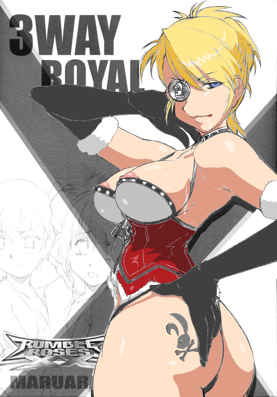 [MARUARAI (Arai Kazuki)] 3WAY ROYAL (RUMBLE ROSES) {Doujin-Moe.us}