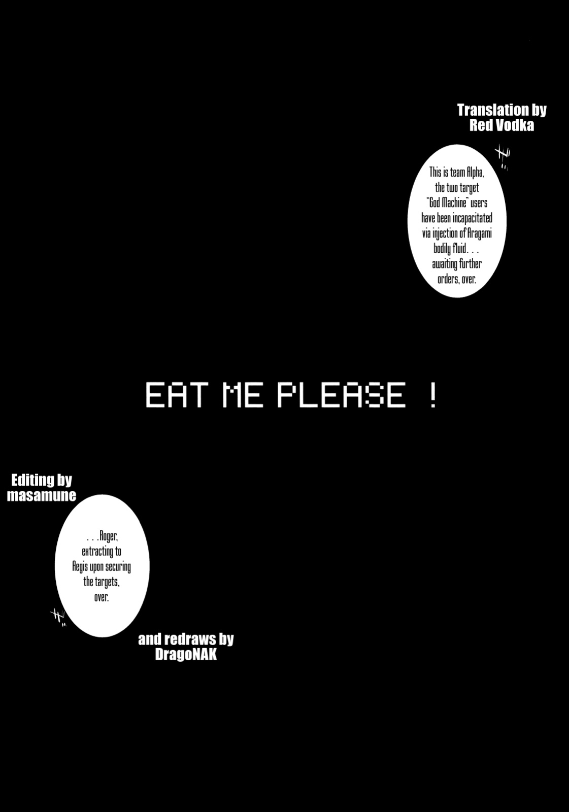 (C78) [Yokoshimanchi. (Ash Yokoshima)] EAT ME PLEASE! (God Eater) =Little White Butterflies=