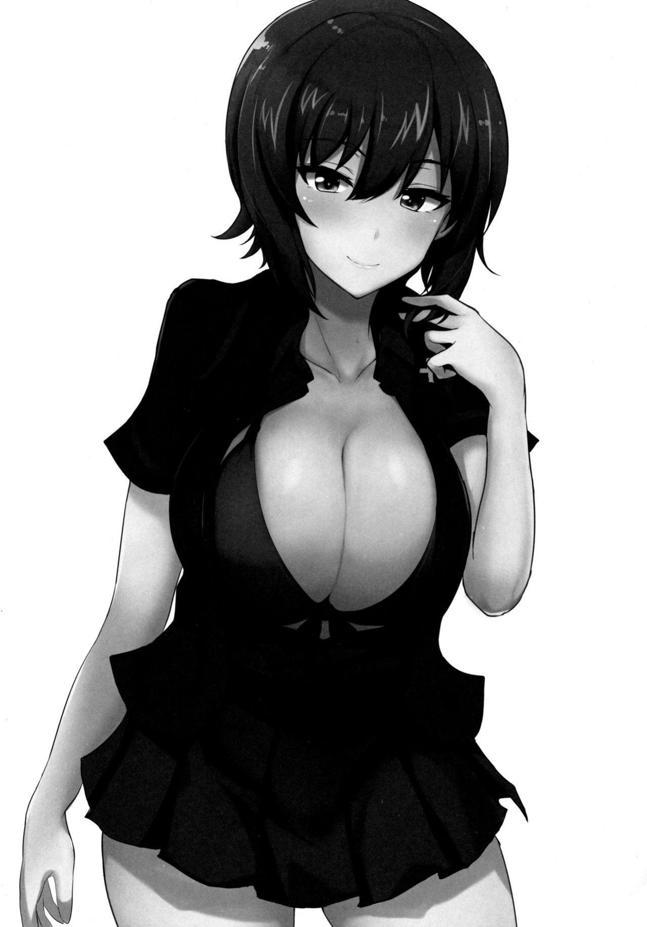 (C92) [Hakuginmokusei (Poshi)] Yasashii Maho Onee-chan | Kind Maho Onee-chan (Girls und Panzer)