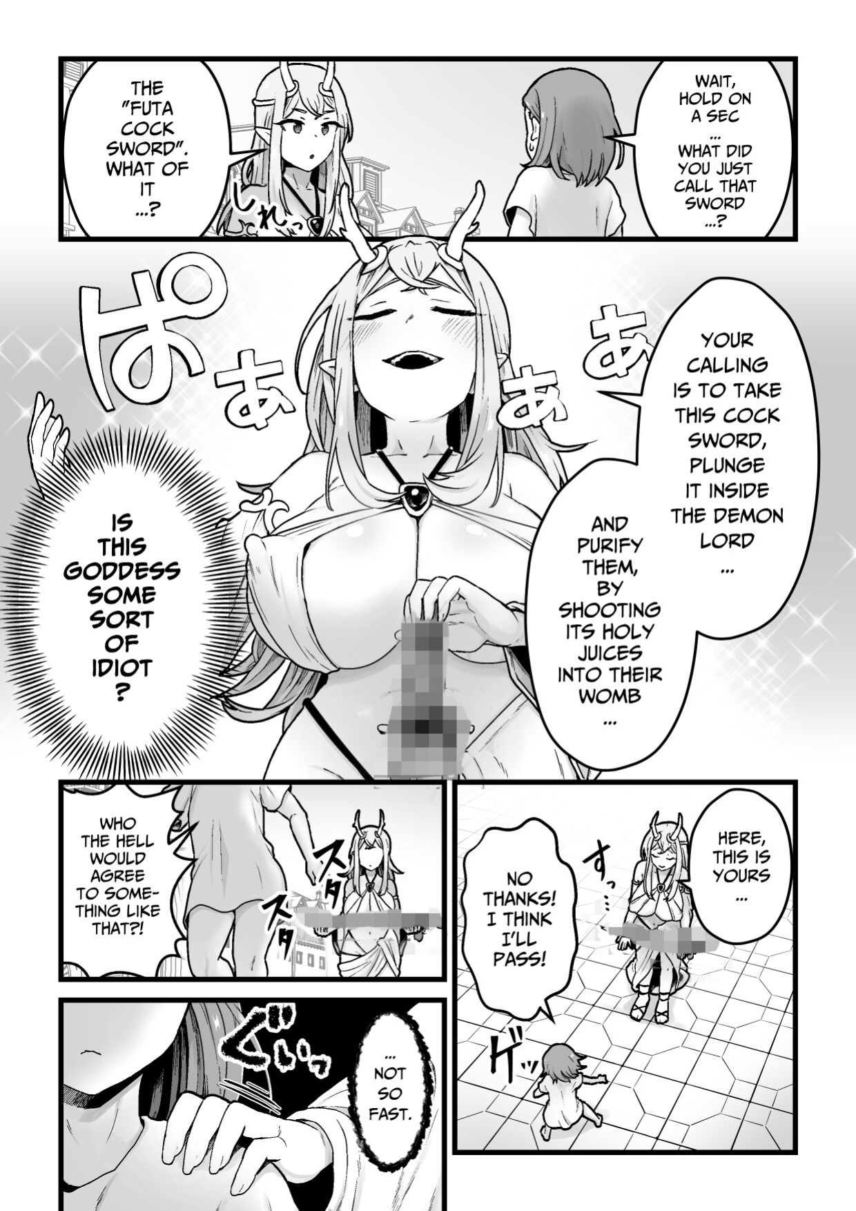 [kitsunekopandanuki (pandanuki)] Yokkyuu Fuman Damegami [Futanari Chinpo Sword] o Sazukemasu [Pure Pazaak]