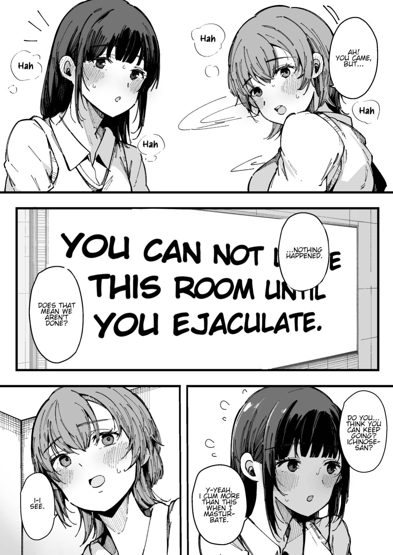 [BlossomSphere (Sakurayu Hal)] The room you can't leave until you ejaculate┃Shasei Shinai to Derarenai Heya