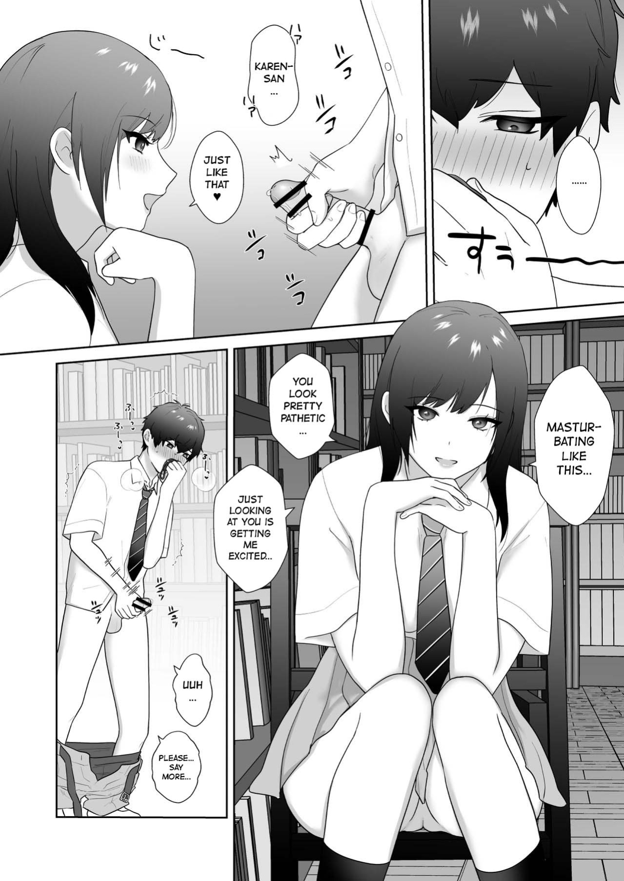[Ikinariya (Ikinari)] Toshoiin no Karen-san 3 | Karen-san of the Library Committee 3