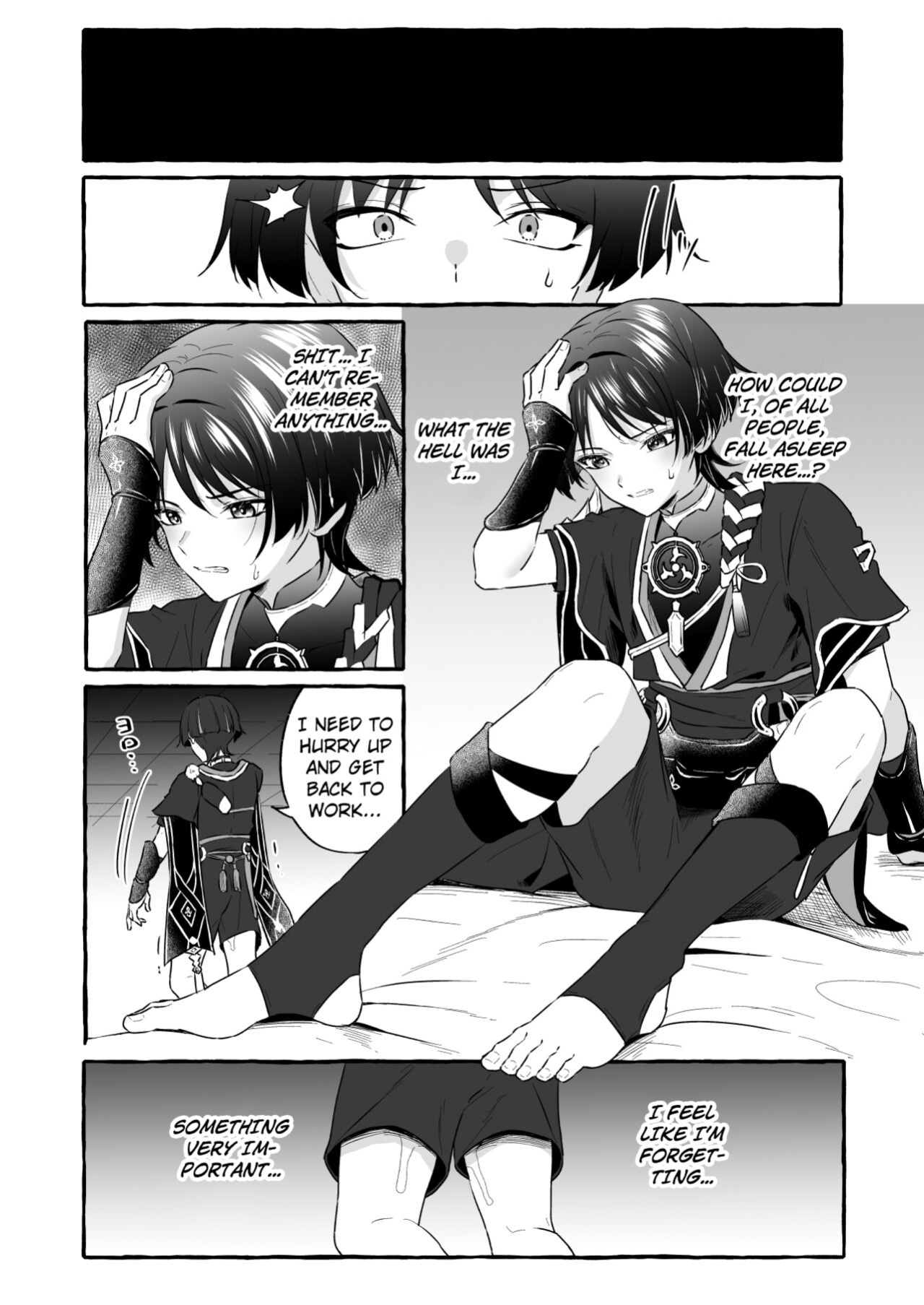 [Peko Renmei (Kosuke Poke)] Sanbing-sama ni Saimin Kakete Icha-ra Busuru Hanashi (Genshin Impact) [Kuraudo]