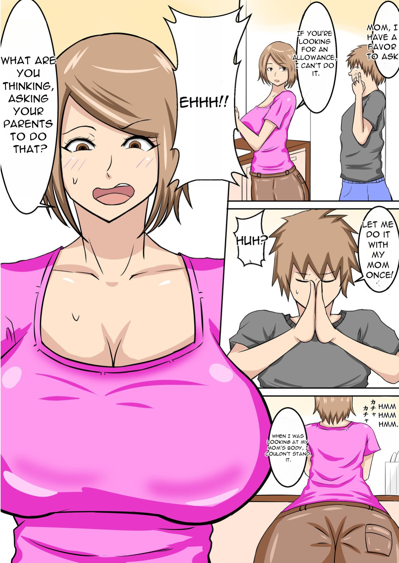 [Mama no Nioi (fundoshi)] Uchi no Mama wa Oshi ni Yowai [DarklordMTLs]