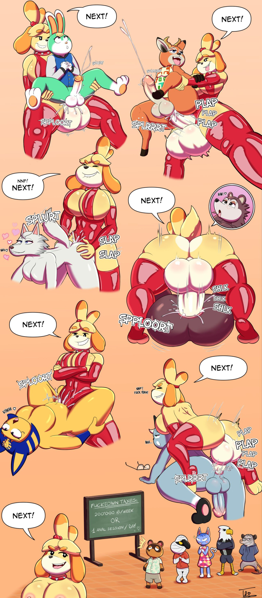[Tohilewd] Mommy Mayor Isabelle is Back + Extras