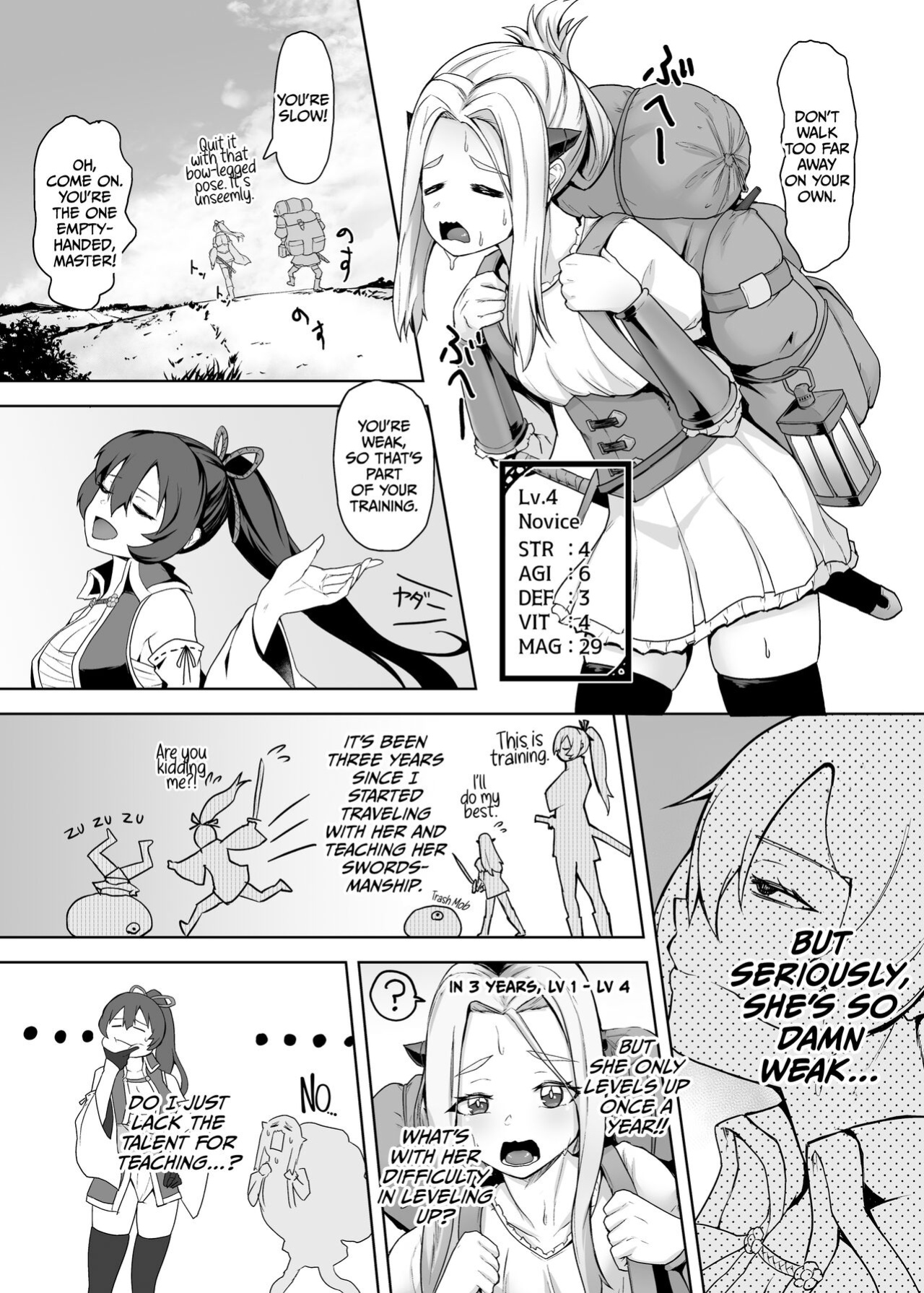 [Gotarou no All Night Fuck (Gotarou)] Tsuyoku Yasashii Onna Samurai, Futanari ni Kaerare Tasuketa Musume ni Level Drain Sareryoku de Nejifuserare Kyousei Shasei