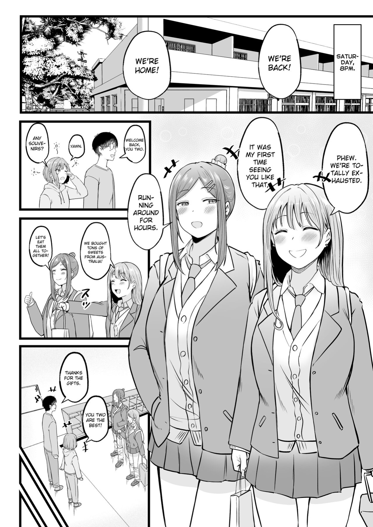 [Nekomimi to Kuro Mask (cielo)] Joshiryou Kanrinin no Boku wa Gal Ryousei ni Furimawasarete masu 2 | Swayed by the Gals in the Girls' Dorm I Manage [flowerswamp]