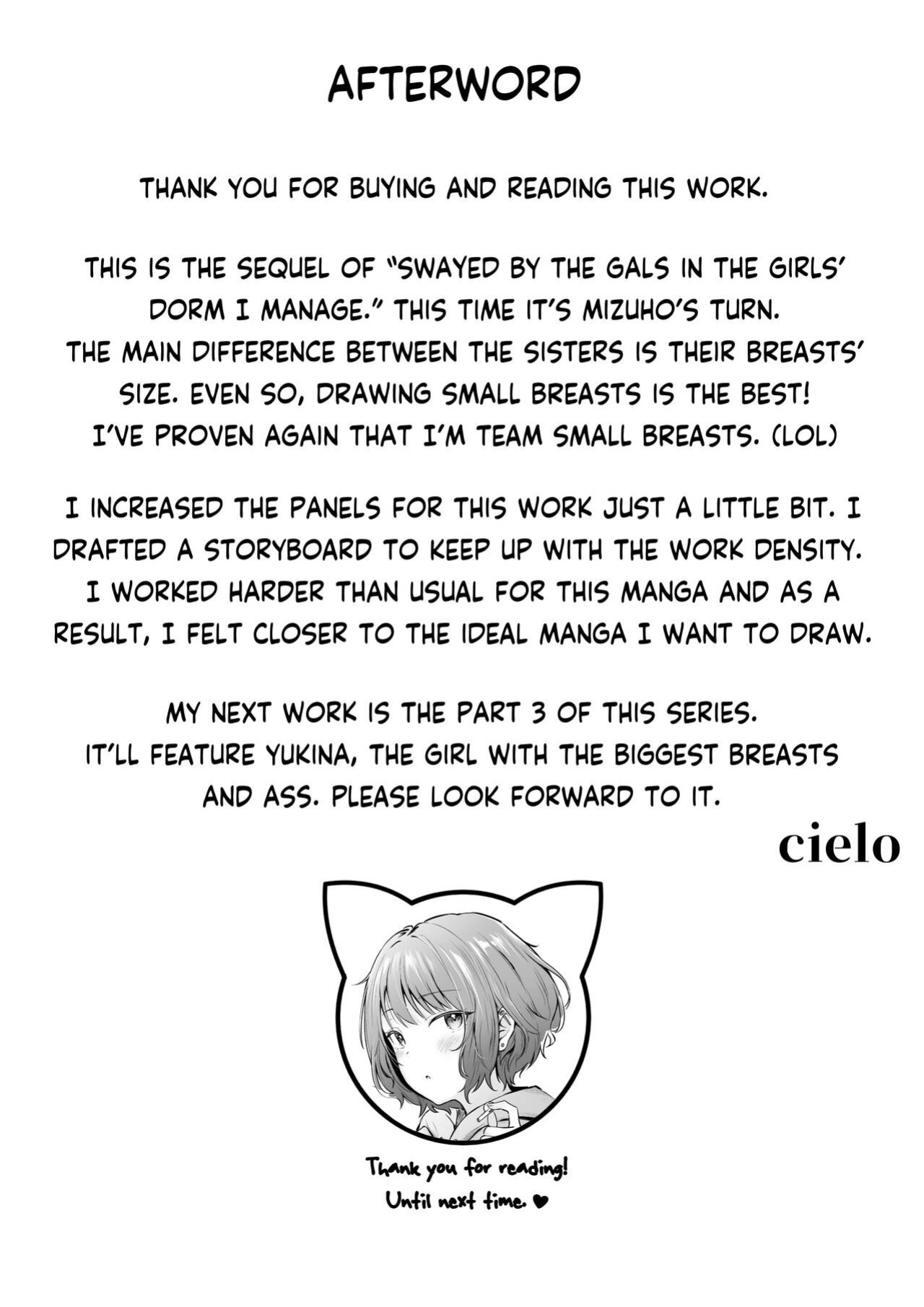 [Nekomimi to Kuro Mask (cielo)] Joshiryou Kanrinin no Boku wa Gal Ryousei ni Furimawasarete masu 2 | Swayed by the Gals in the Girls' Dorm I Manage [flowerswamp]