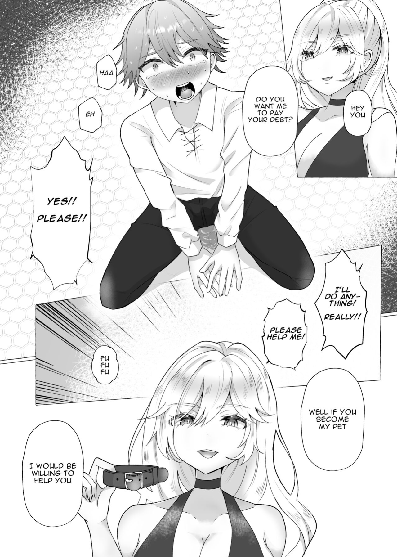 [Sagano Katsuma, Akatsuki Shion] Lady Jenna's New Pet (M-o Muke Zasshifuu Doujinshi Dokutoku no Magazine Vol. 3) [ENG]