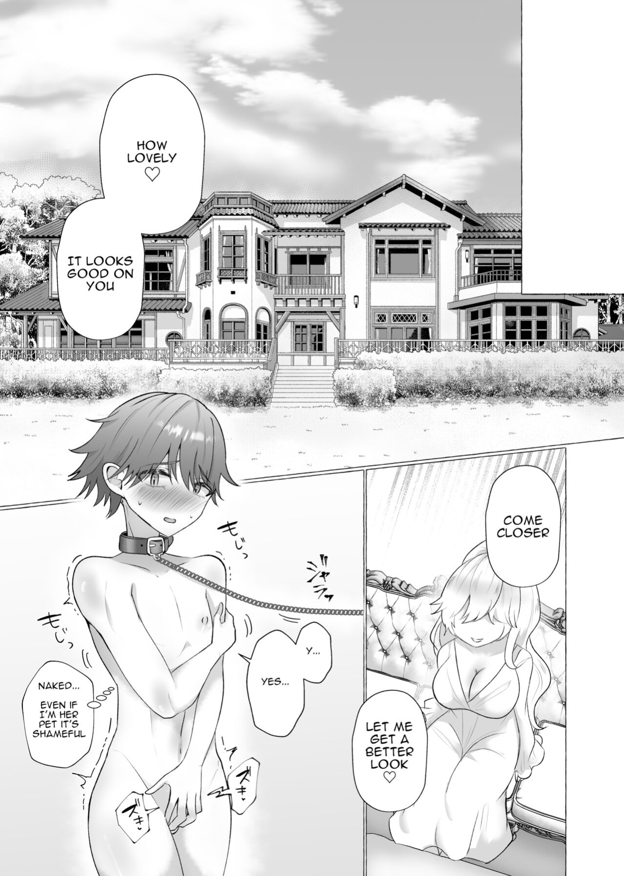 [Sagano Katsuma, Akatsuki Shion] Lady Jenna's New Pet (M-o Muke Zasshifuu Doujinshi Dokutoku no Magazine Vol. 3) [ENG]