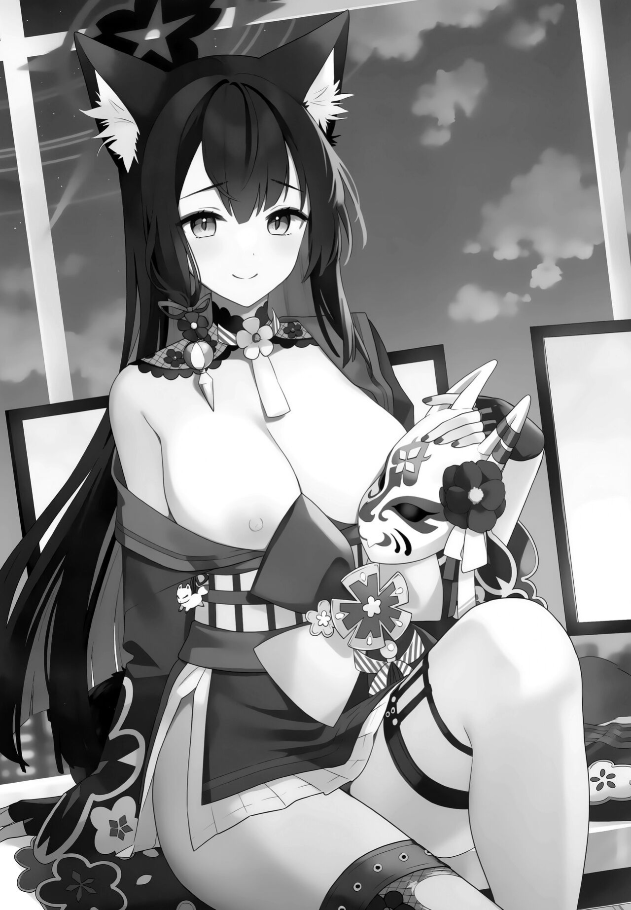 (C103) [NOMIYAGUMI (Ichinomiya)] Zyunzyou Renzyou Hatsuzyoukitsune | Pure♥ Lovestruck♥ Fox in Heat (Blue Archive)