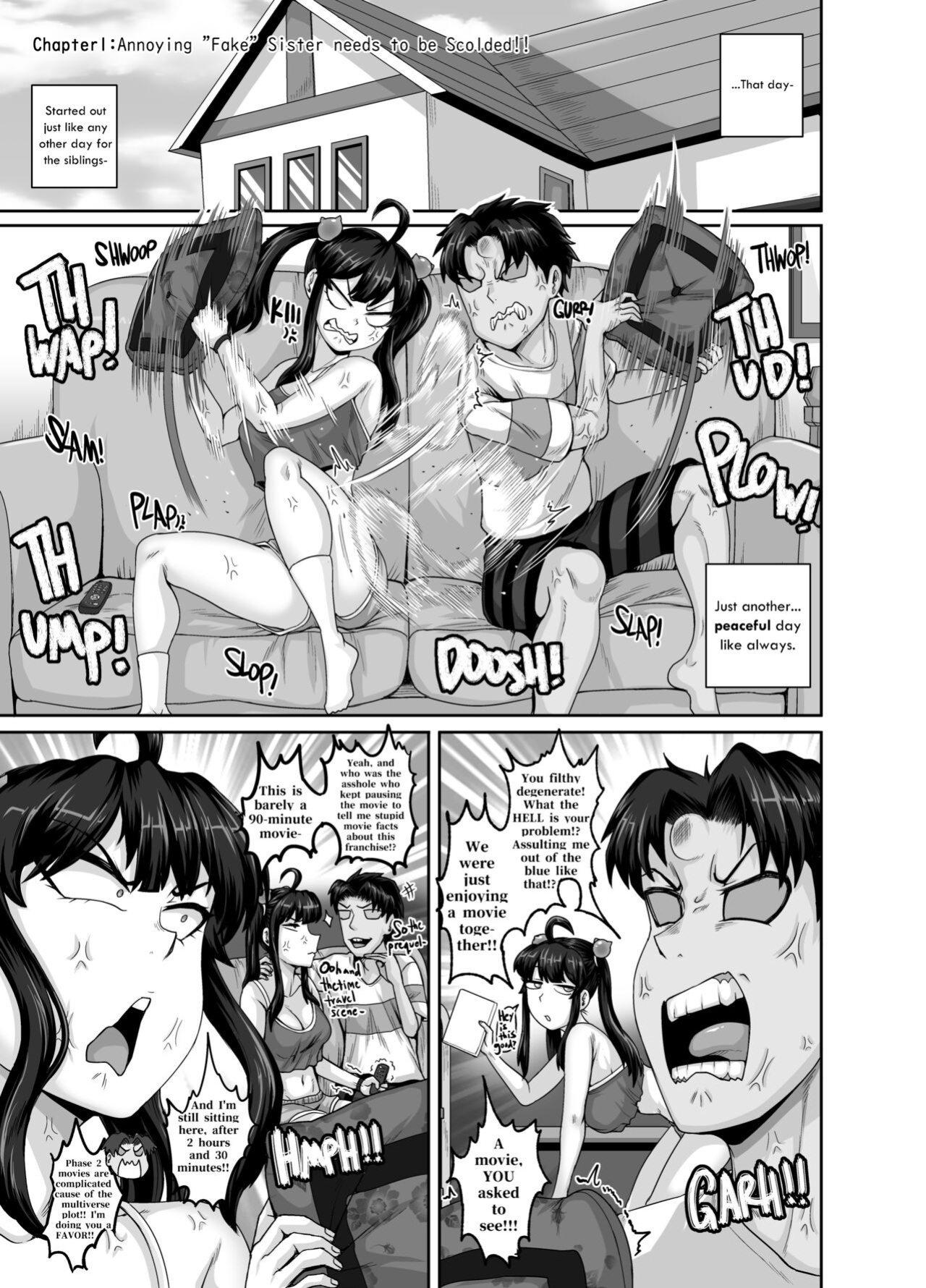 Annoying Sister NEEDS to be Scolded!! - Part 3 [Juna Juna Juice]
