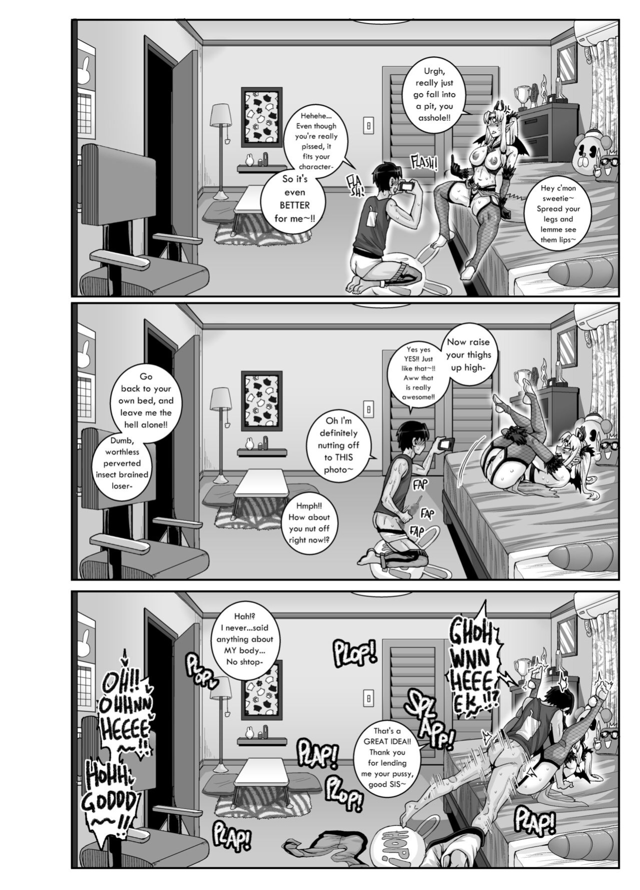 Annoying Sister NEEDS to be Scolded!! - Part 3 [Juna Juna Juice]