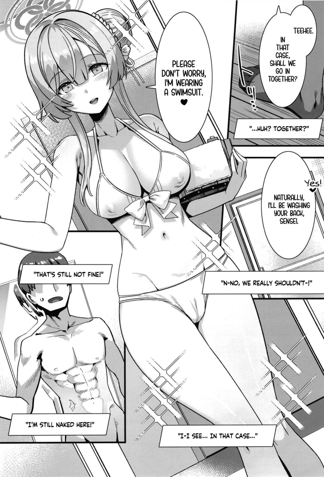 [Harigane Shinshi Doumei (Harigane Shinshi)] Oxytocin Overdose (Blue Archive) [Douzo Lad Translations]