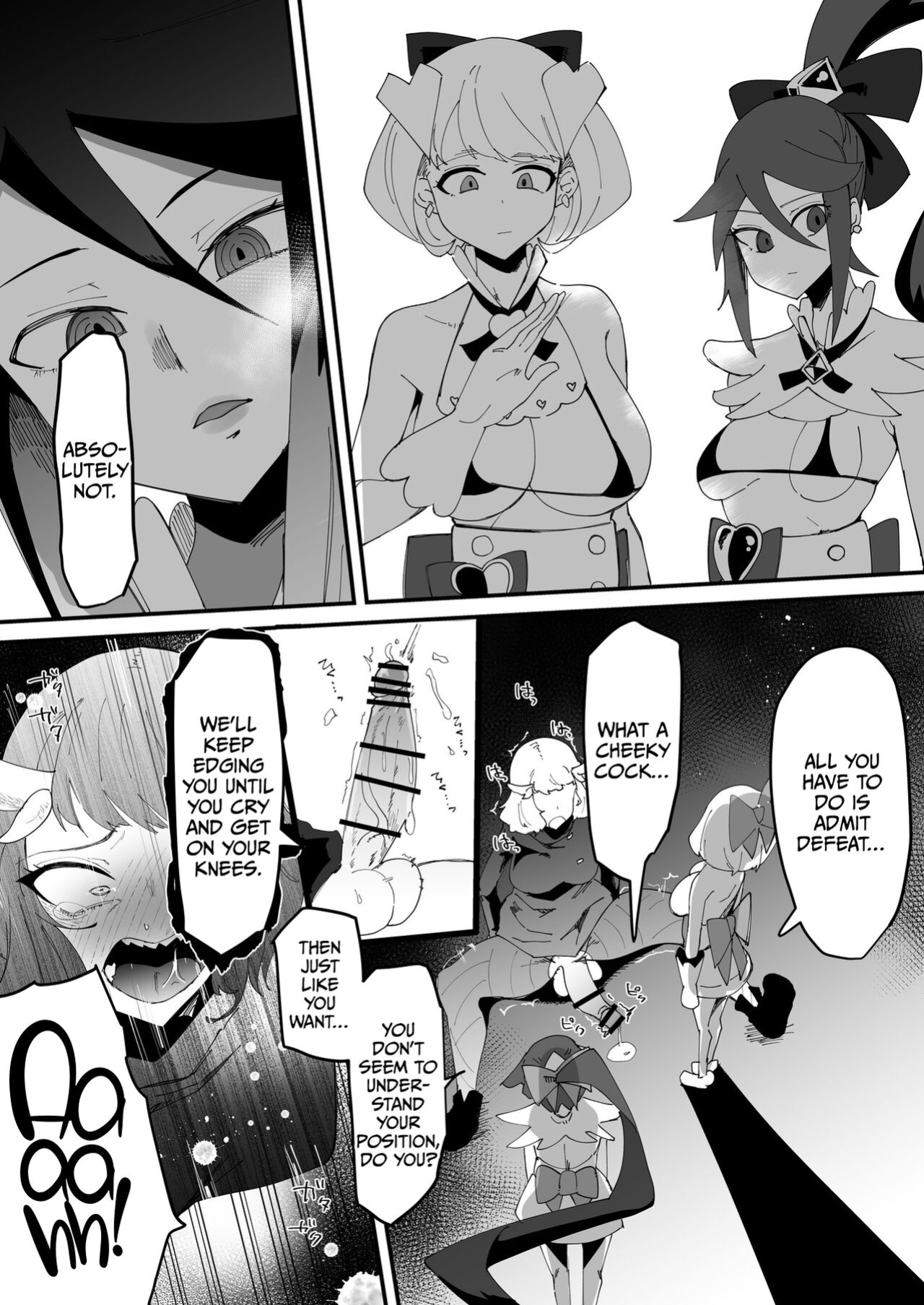 [Tsutsumorien (Tsutsumori)] Saikyou Mazoku wa Kuso Zako Dame Maso Chinpo | The Strongest Demon Has a Pathetic Masochistic Cock [CulturedCommissions]