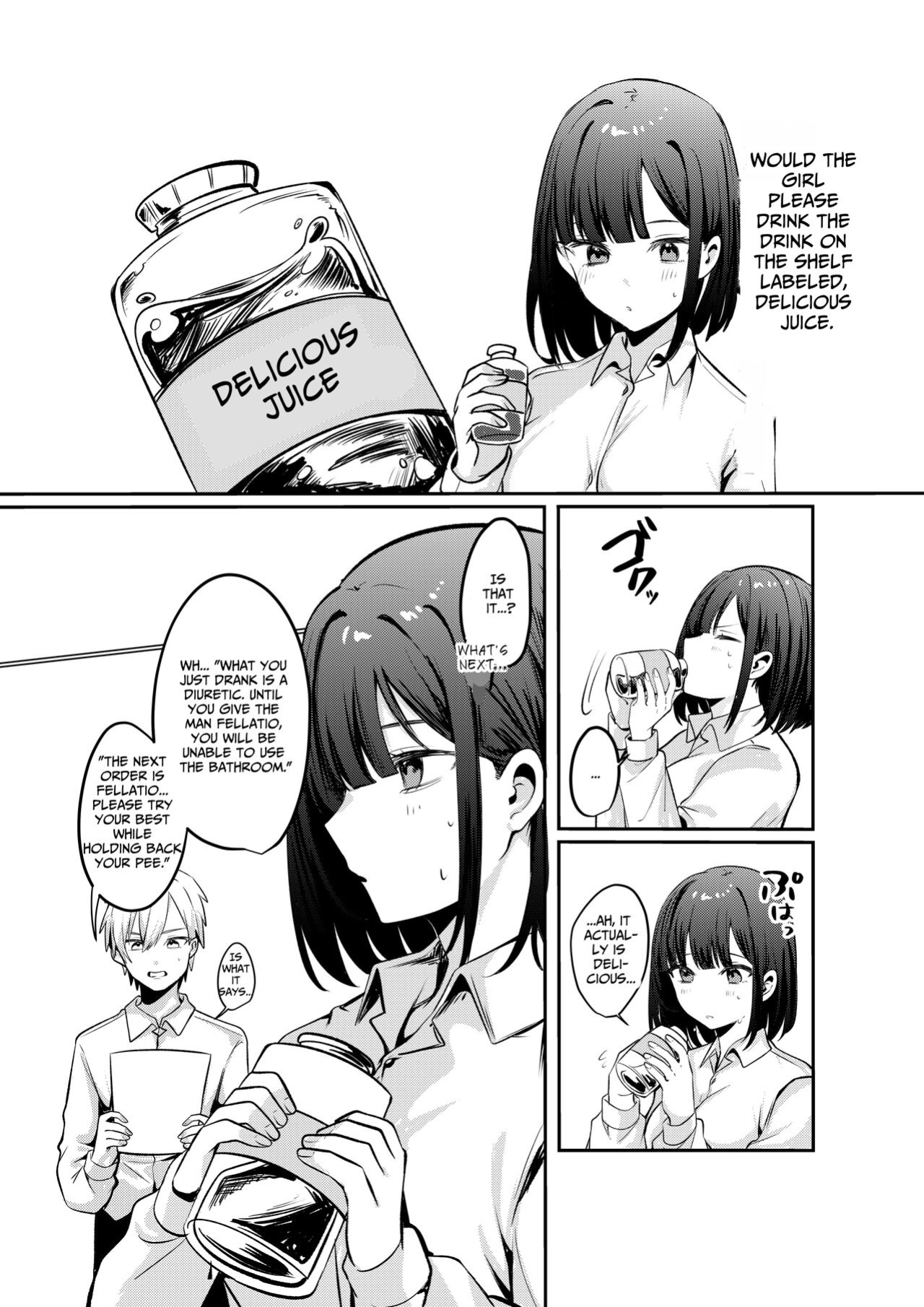 [Whisp (Ariichi Kyuu)] Sex Shinai to Derarenai Heya ni Seiso na Ano Ko to Tojikomerareru | Trapped in a Sex-Locked Room with that Prim & Proper Girl [Benri]