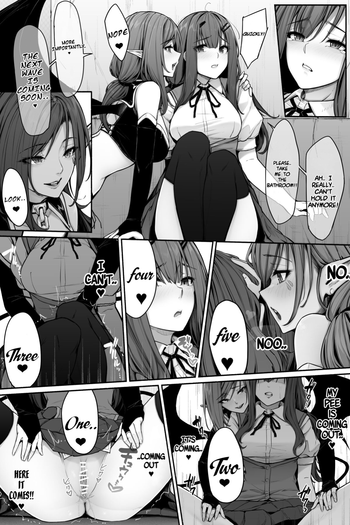 [Cocomachi] Sakyubasu ni nyōi o suwa rete oshikko sa sete moraenai!