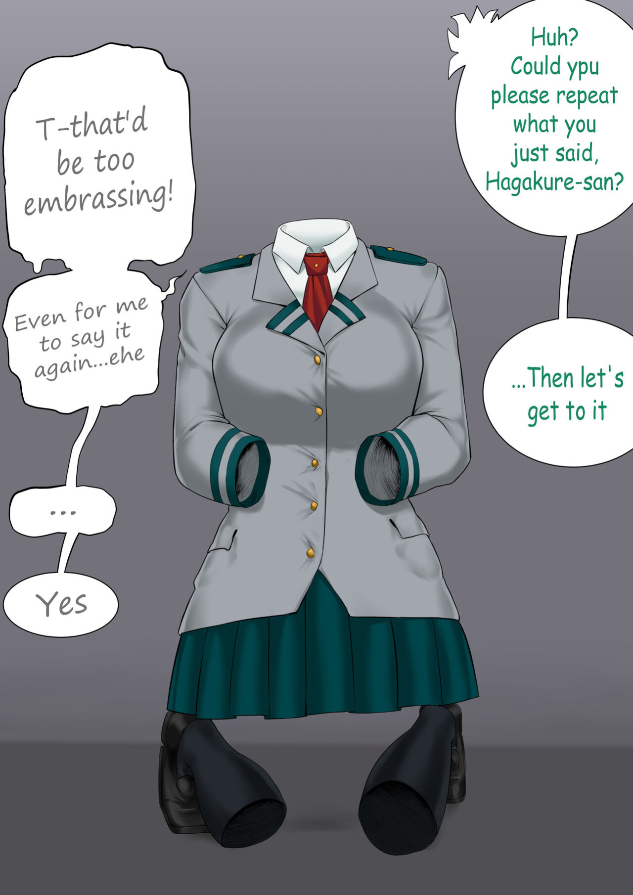 [Amano44] Toru Hagakure (My Hero Academia)